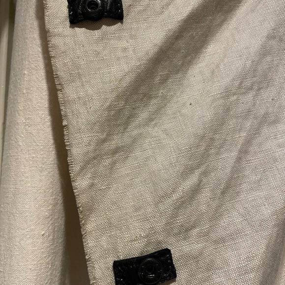 RUDSAK soft leather and linen jacket for woman, medium size, excellent condition - Picture 7 of 15